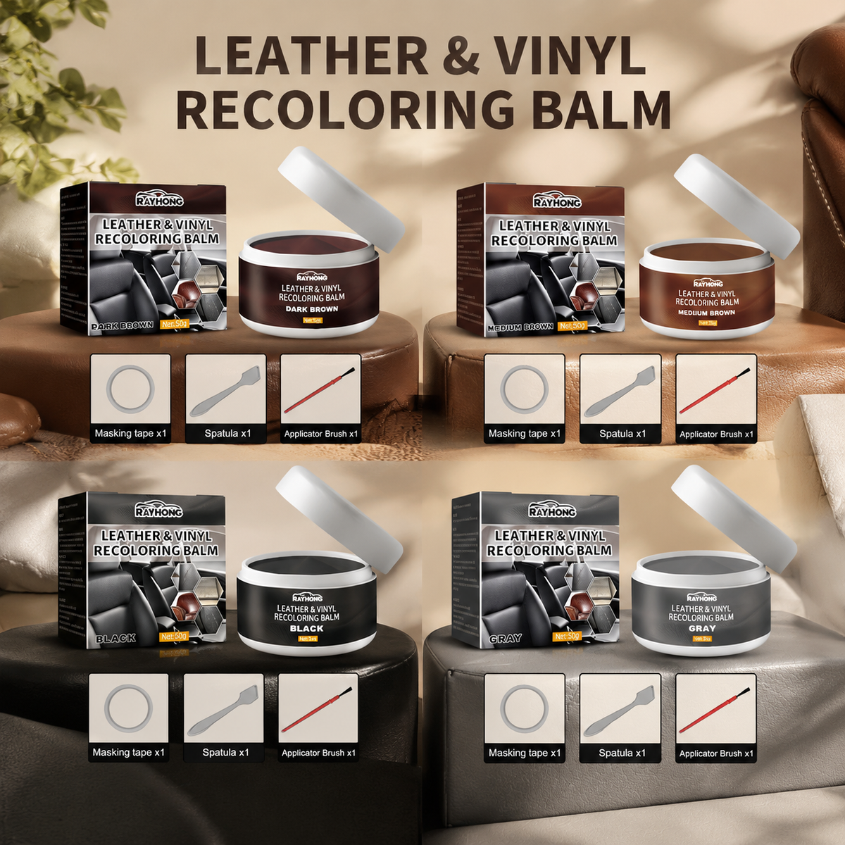 Leather Color Repair Cream