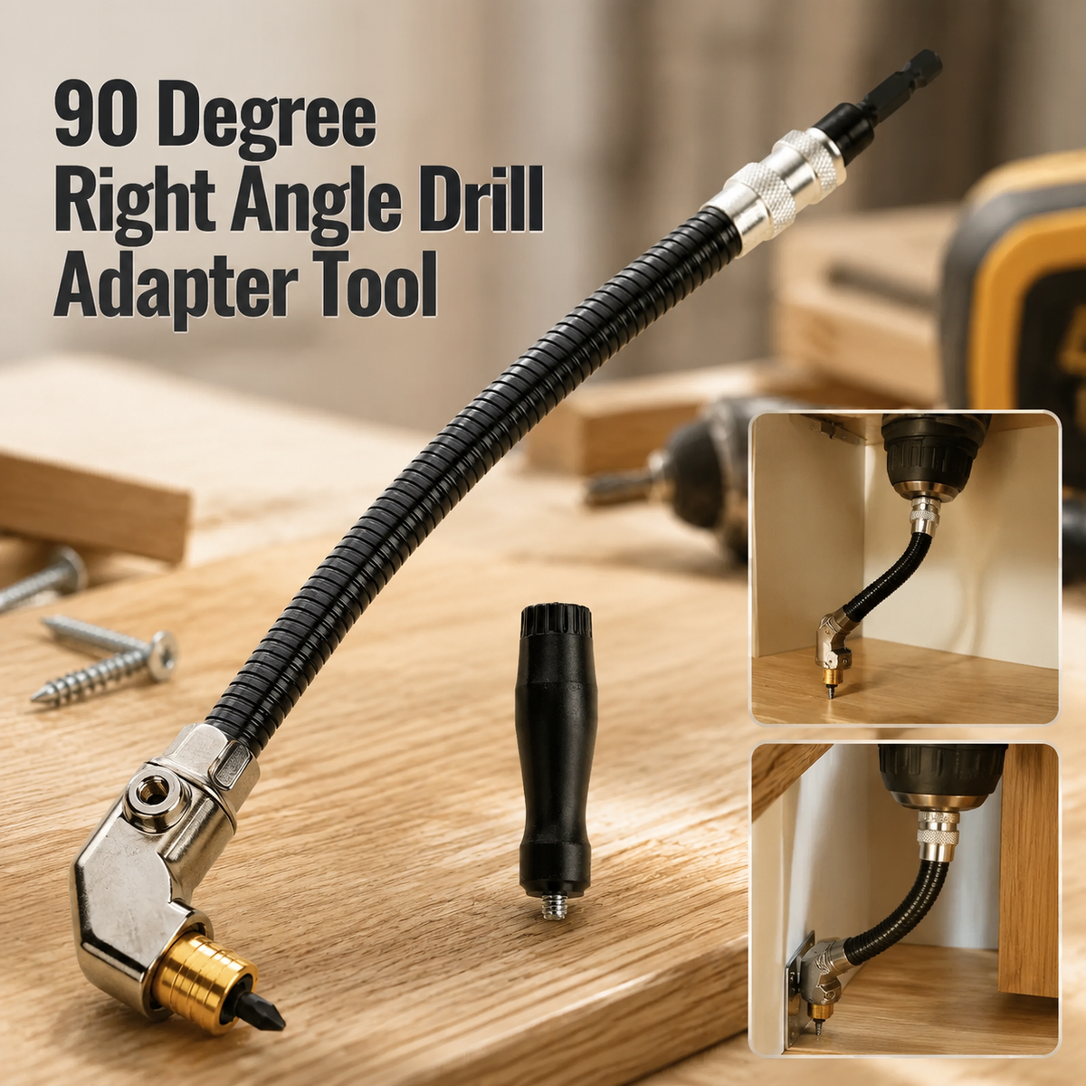 90-Degree Right Angle Drill Attachment