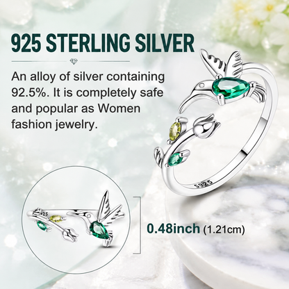 Stackable Open Hummingbird Ring