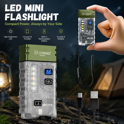 Compact LED flashlight