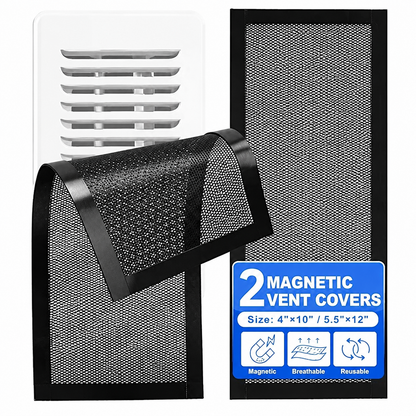 2PCS Magnetic Household Anti-Mold and Moisture-Proof Floor Vent Cover