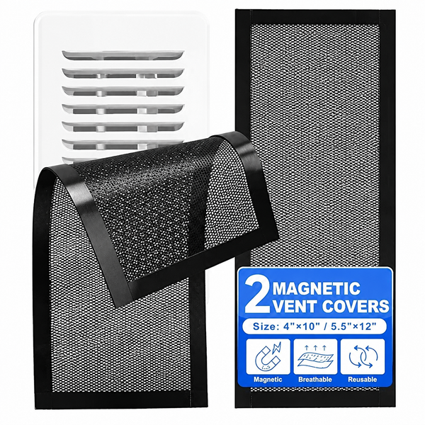 2PCS Magnetic Household Anti-Mold and Moisture-Proof Floor Vent Cover