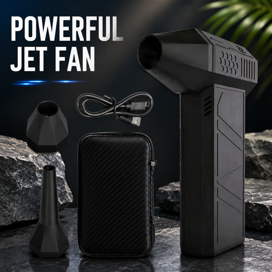 Turbo Jet Blower, 130000 RPM Portable Mini Jet Fan, Electric Air Duster with Adjustable Speed