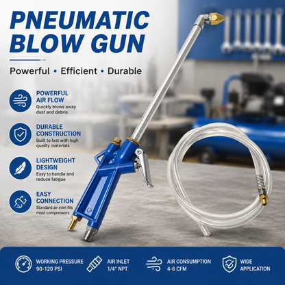 Air Blow Tool Pneumatic Engine Cleaning with Hose, Cleaning Degreaser Sprayer Tool