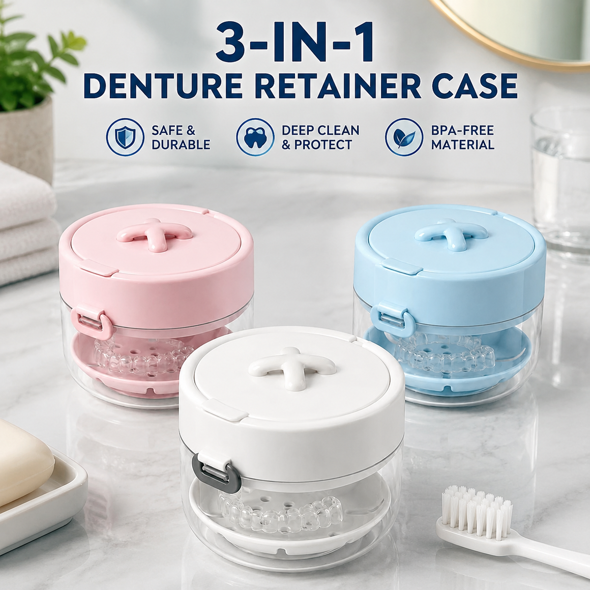 3-in-1 Retainer Case