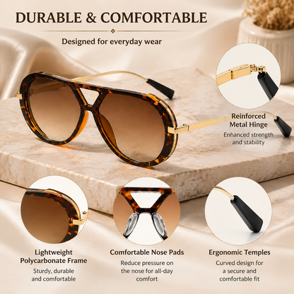 Retro-style women's sunglasses