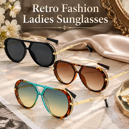 Retro-style women's sunglasses