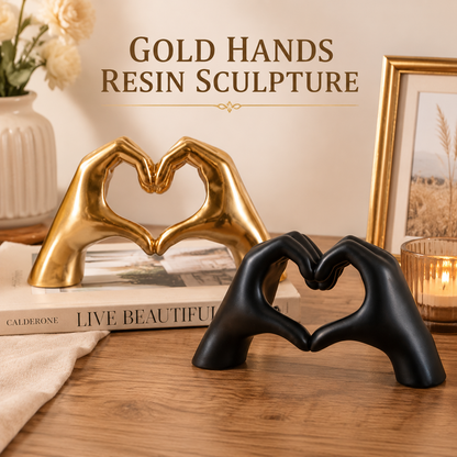 Hand-sculpted heart-shaped ornament