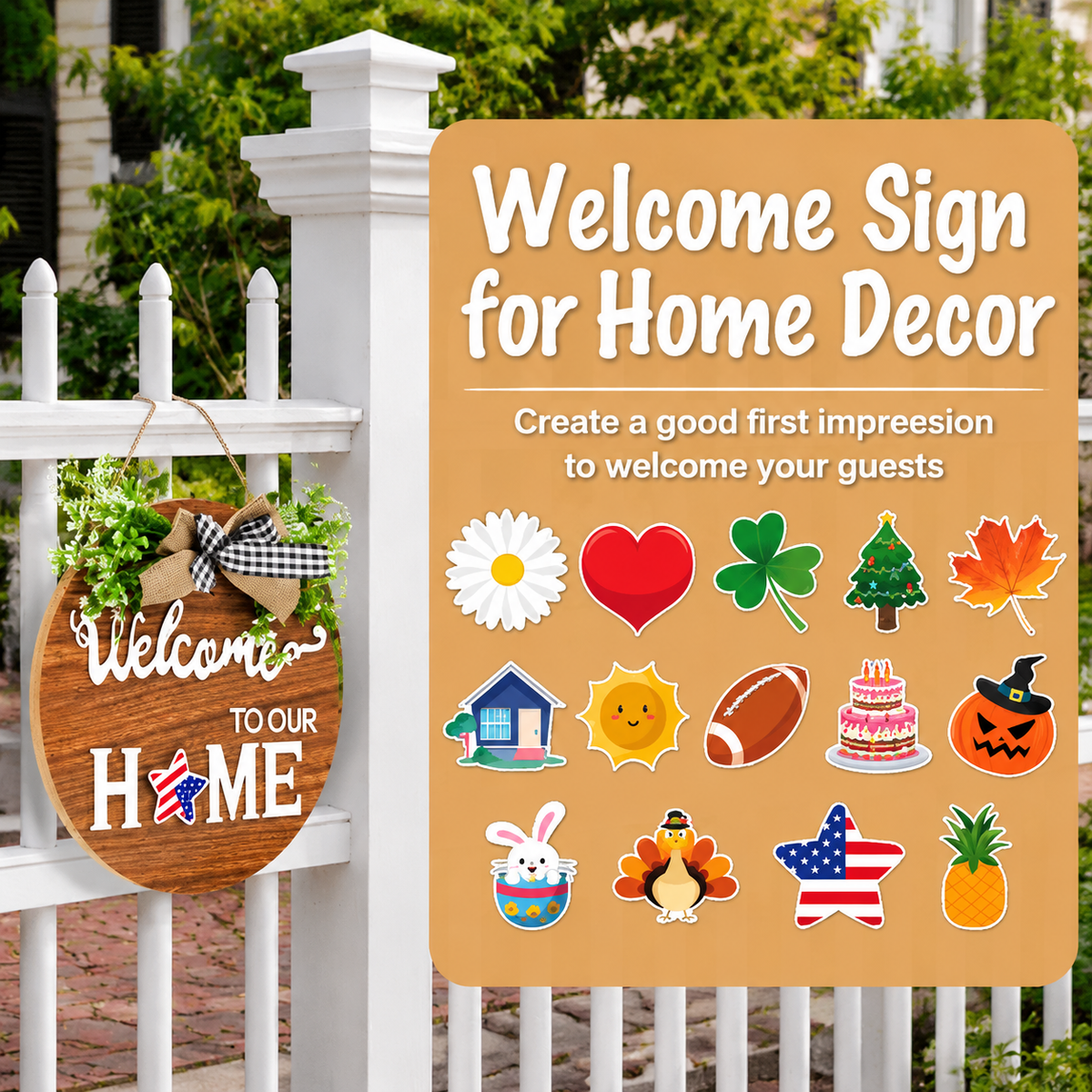 All-Season Front Door Decoration