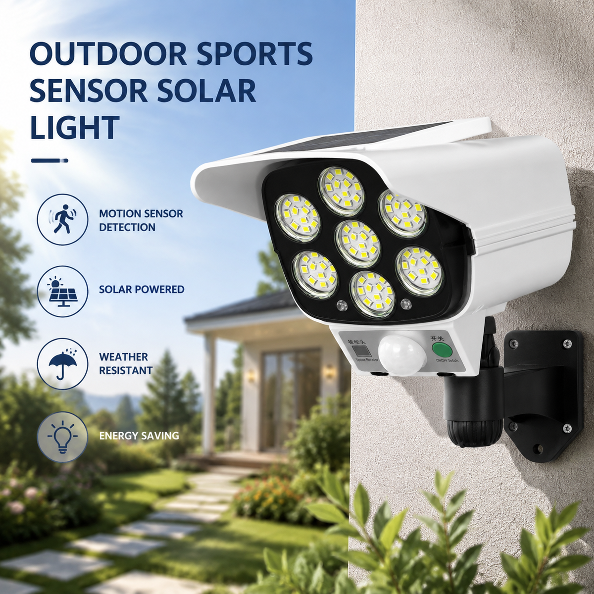 Outdoor Motion Sensor Solar Lights