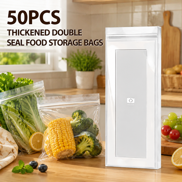 50PCS Thickened Double-Seal Food Preservation Bags