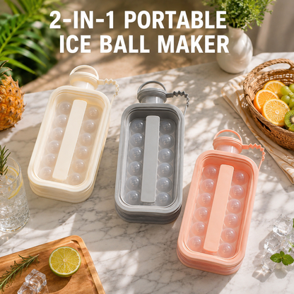 2-in-1 Portable Ice Ball Maker