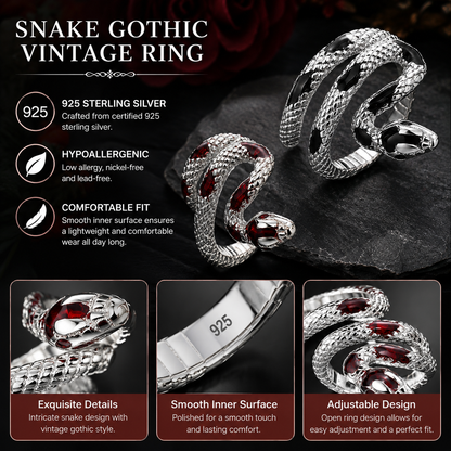 Snake & Gothic Vintage Rings