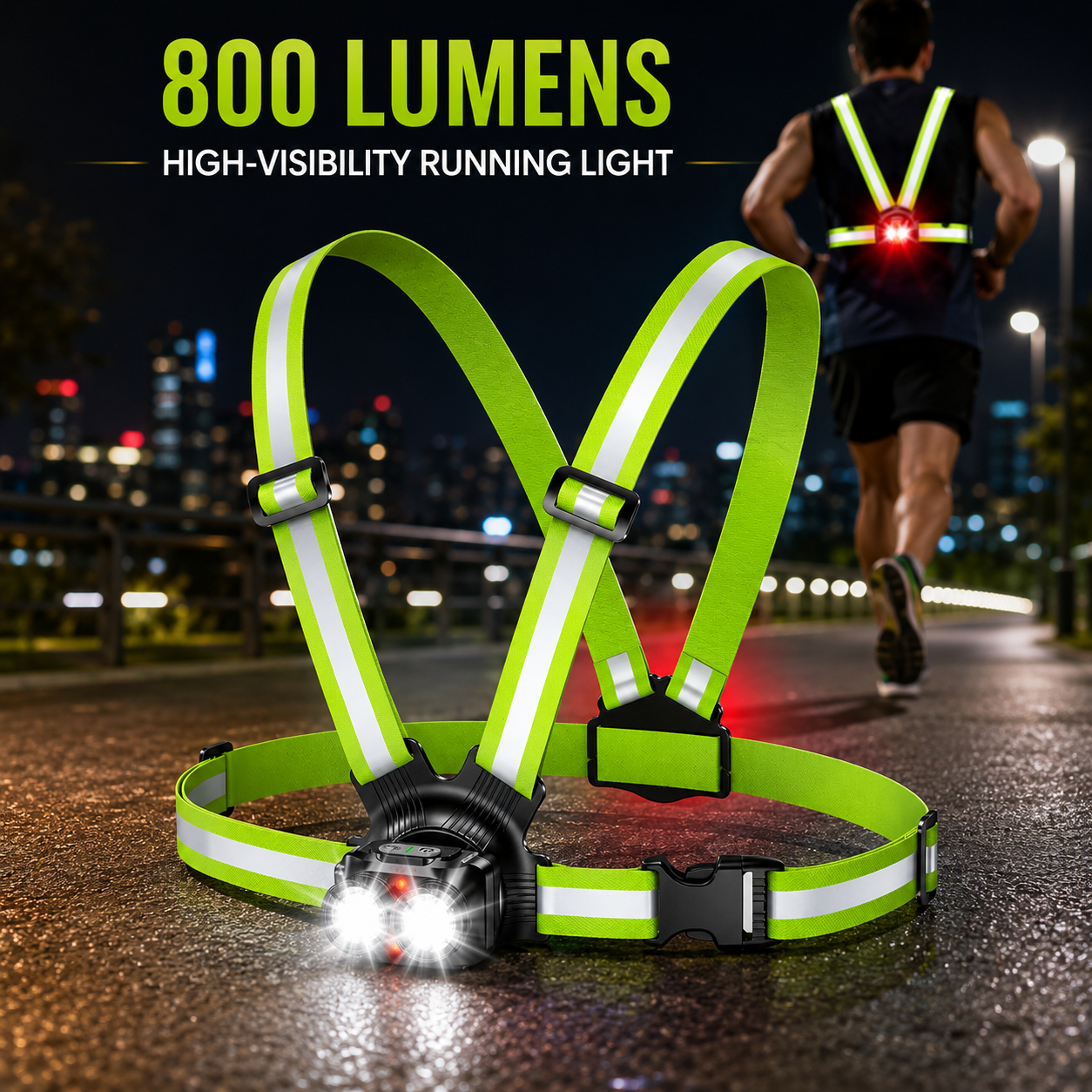800-Lumen High-Visibility Running Light
