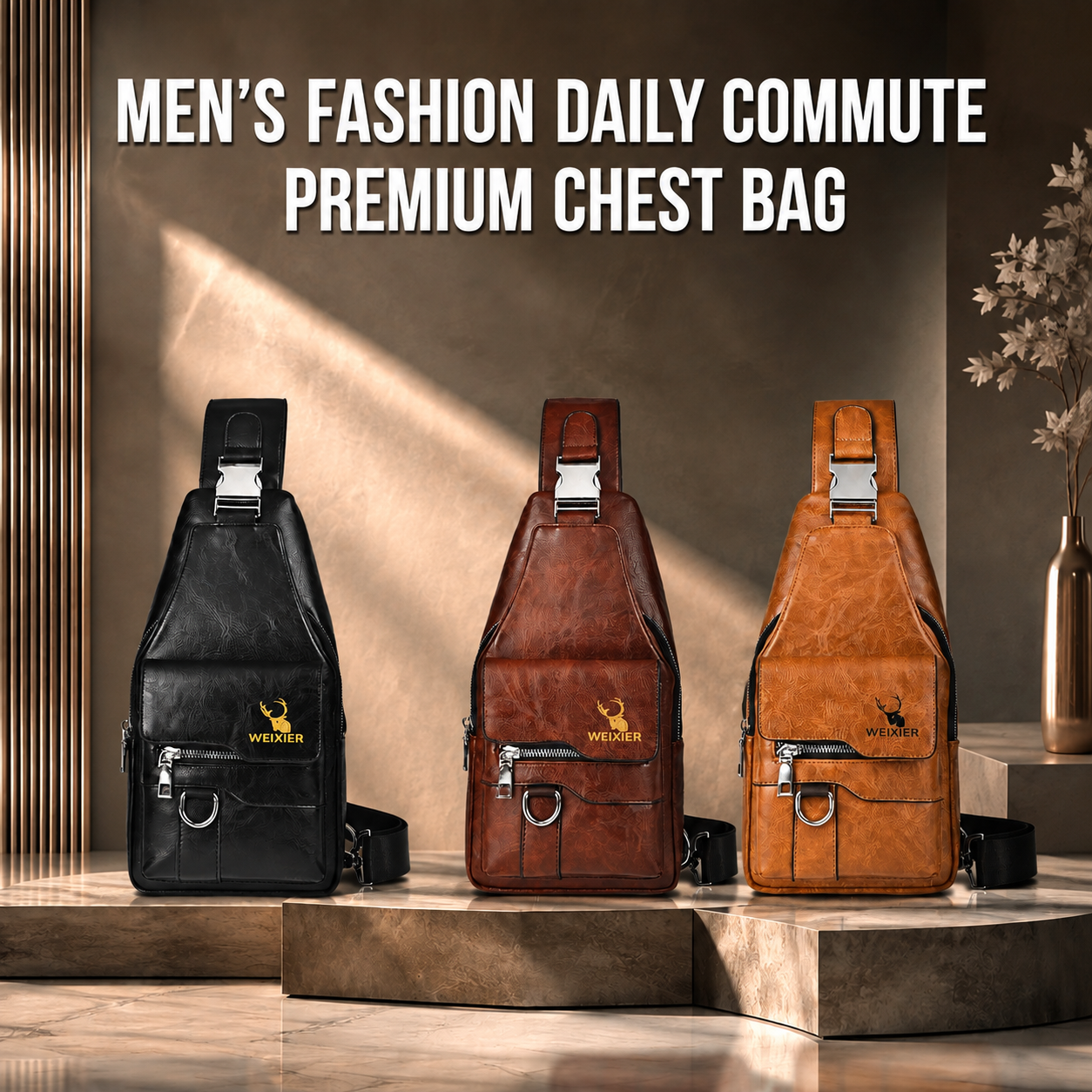Men's Premium Sling Bag for Daily Commuting and Casual Style