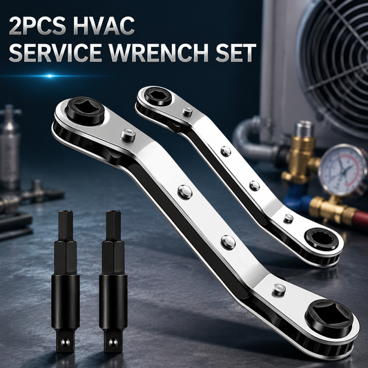 2 Pcs Hvac Service Wrench Refrigeration Wrench