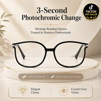 Semi-rimless metal blue-light-blocking reading glasses