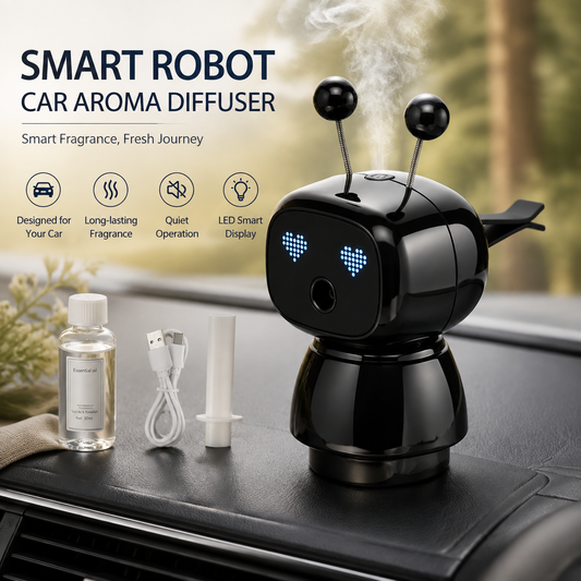 Upgrade Intelligent Robot Aromatherapy Car Diffuser