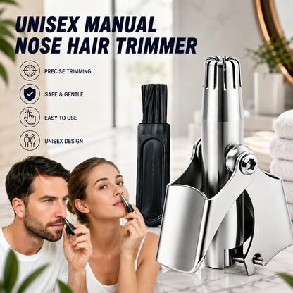 Manual Nose Hair Trimmer for Men & Women
