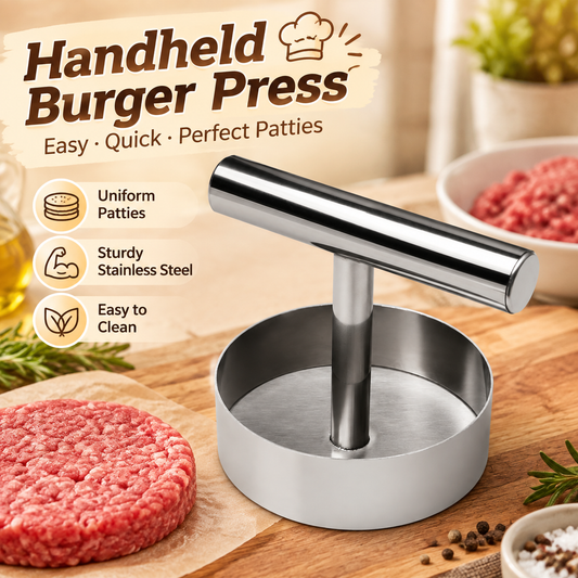 Stainless Steel Hamburger Press Patty Maker