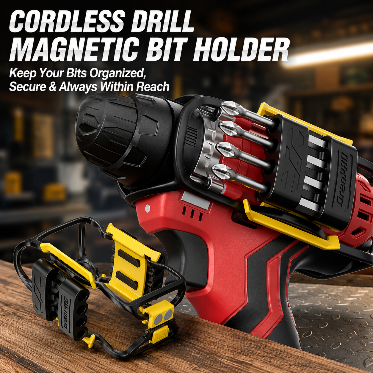 Magnetic Bit Holder for Cordless Drills