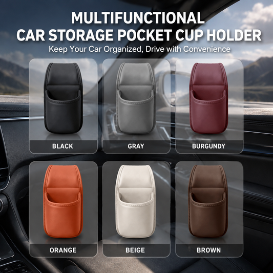 2PCS Multi-functional Car Storage Pocket Cup Holder