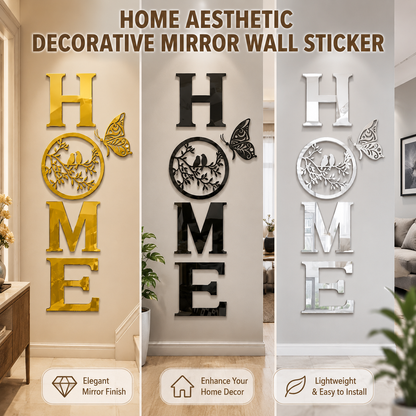 Home Aesthetics Decorative Mirror Wall Stickers