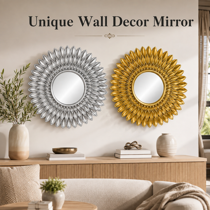 Unique wall-mounted decorative mirror