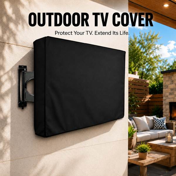 Outdoor TV cover, waterproof and weather-resistant