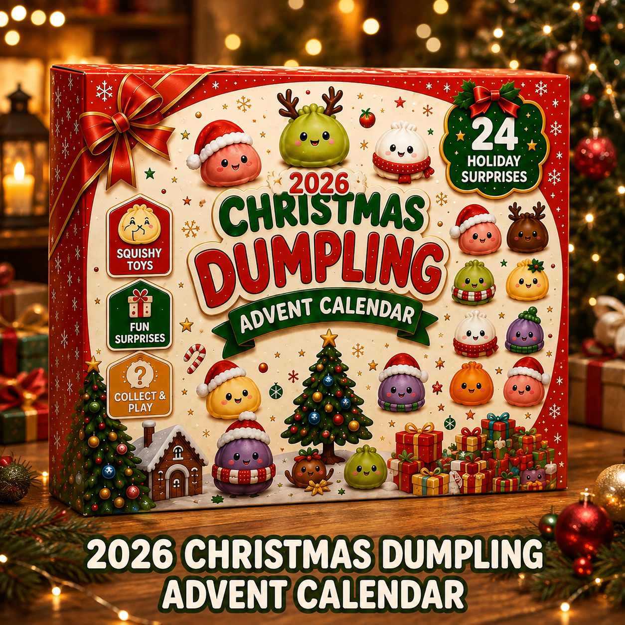 Christmas Mini Squishies Advent Calendar 2026