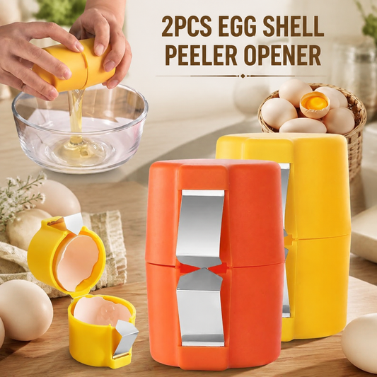 2PCS Egg Shell Peeler Opener – The Easy Way to Crack Eggs Without Mess