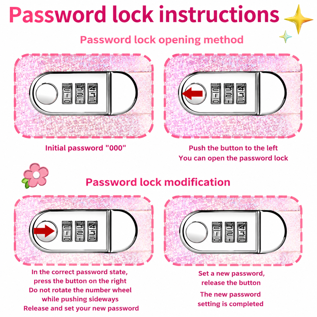 100 Pockets Money Saving Challenge Book with Password Lock