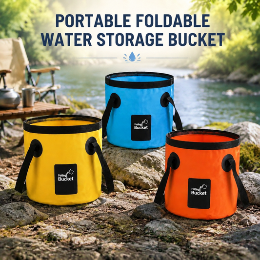 12L/20L Portable Folding Water Storage Bucket