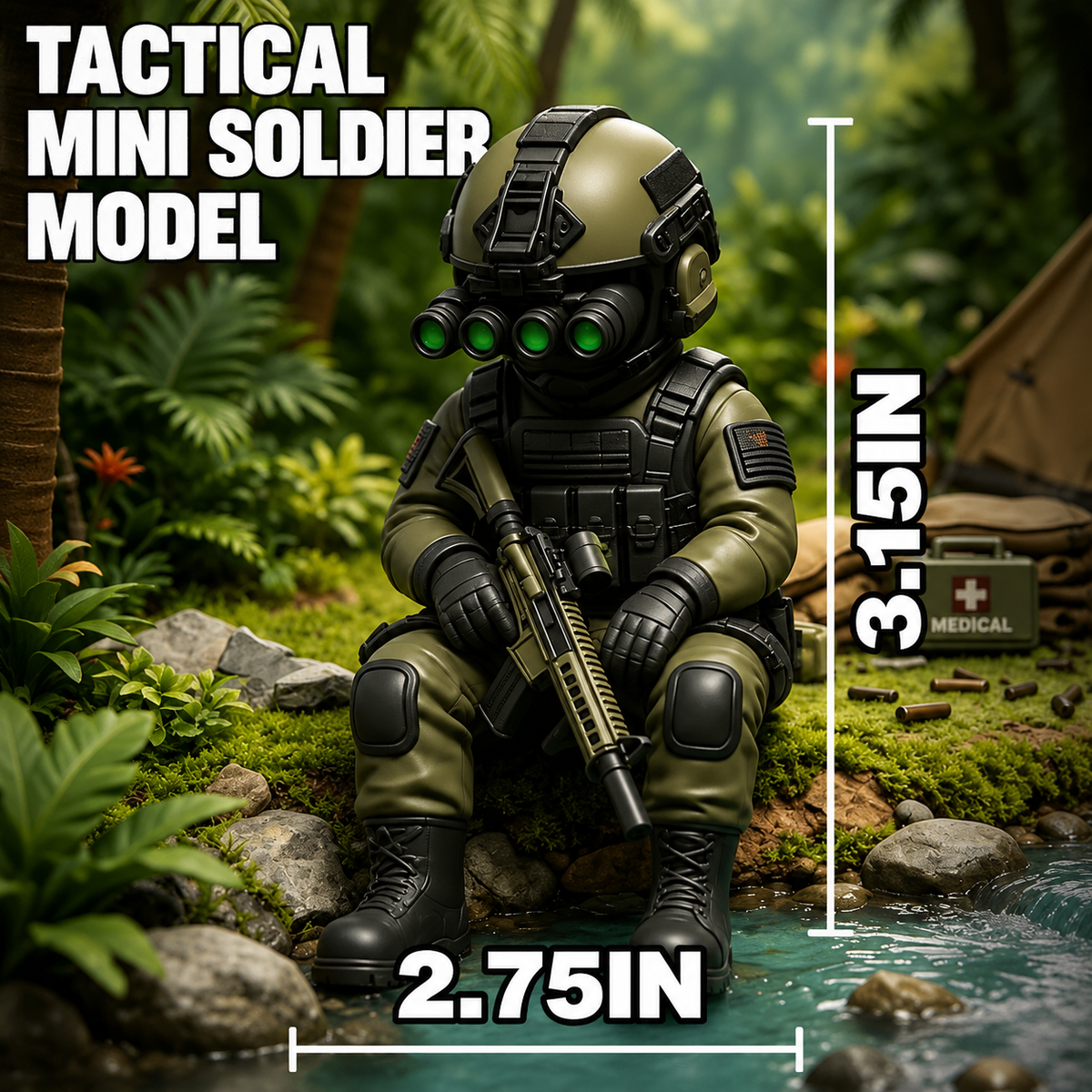 Tactical Mini Soldier Figurine