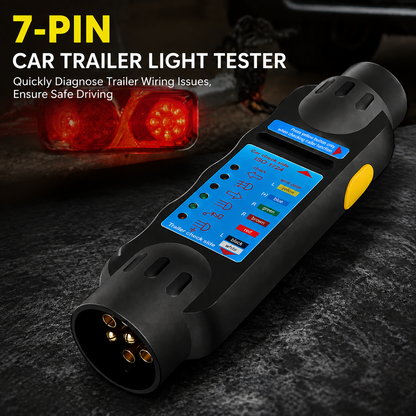 7-Pin Trailer Tester for 12V 7-Way Vehicle Towing Sockets