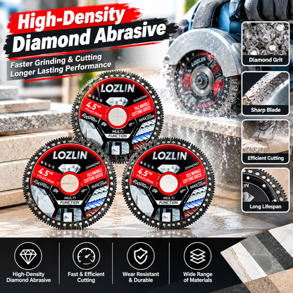 Diamond Blades 3PCS 4.5" Diamond Blade for Tile Cutting