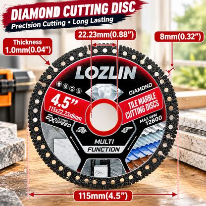 Diamond Blades 3PCS 4.5" Diamond Blade for Tile Cutting