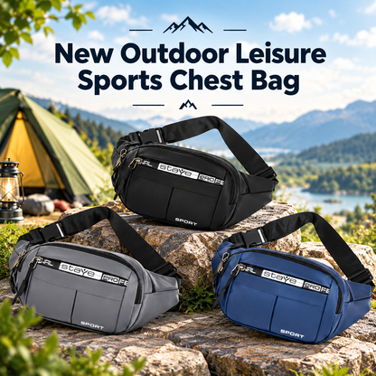 New Outdoor Casual Sports Crossbody Chest Bag