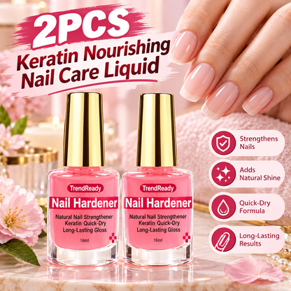2-Pack Keratin-Infused Nail Care Liquid Coat