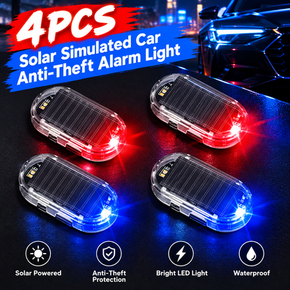 Solar Powered Fake Car Alarm Light