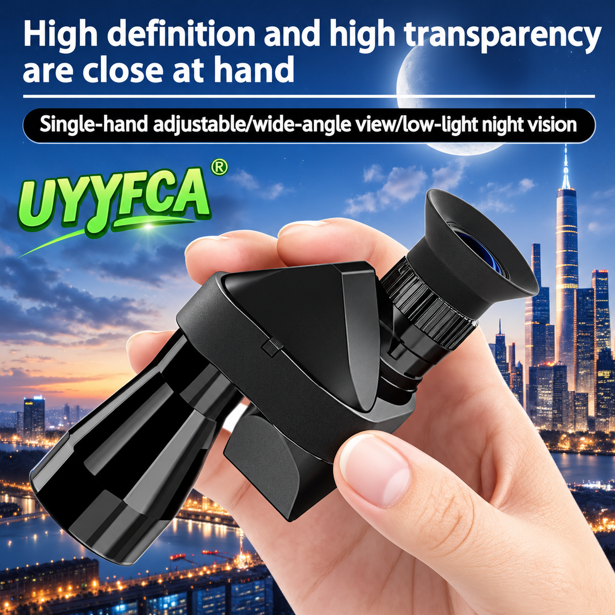 Pocket monocular with smartphone adapter