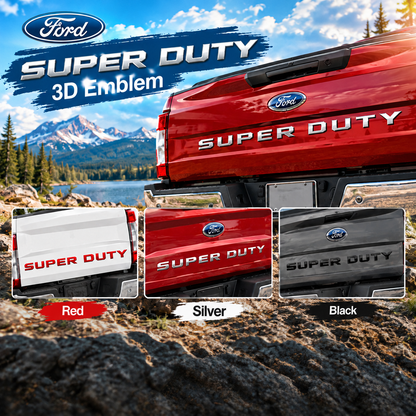 Premium Ford Super Duty Pickup 3D Emblem