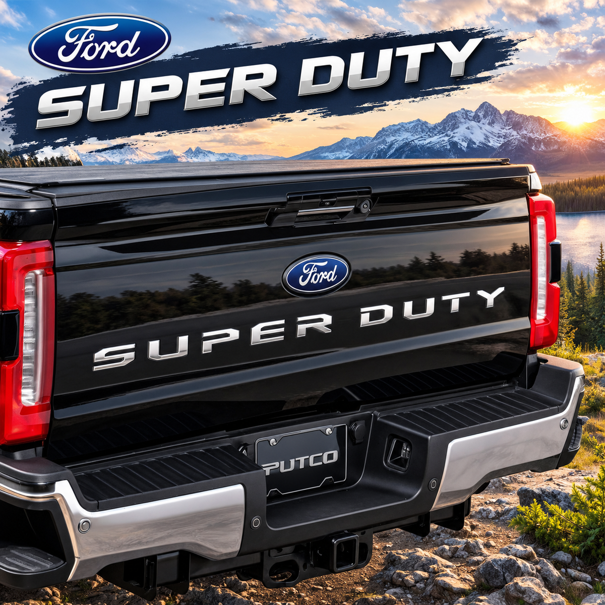 Premium Ford Super Duty Pickup 3D Emblem