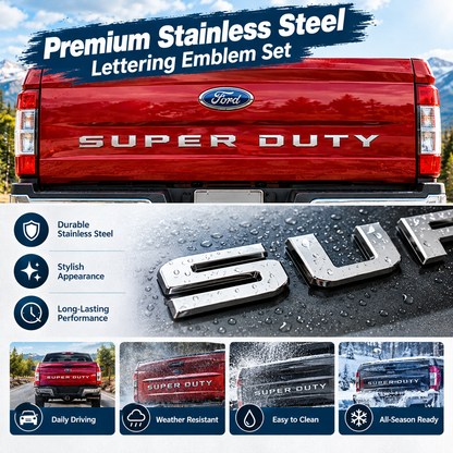 Premium Ford Super Duty Pickup 3D Emblem