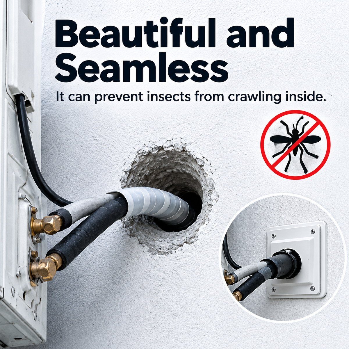 Wall Penetration and Line-Set Cover Kit