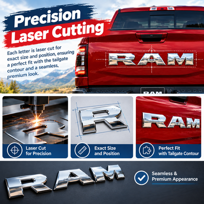 Suitable for Dodge RAM tailgate 3D emblem