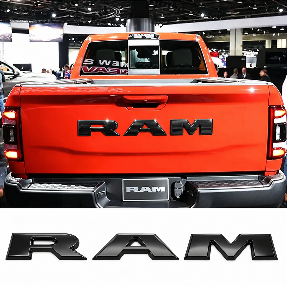 Suitable for Dodge RAM tailgate 3D emblem