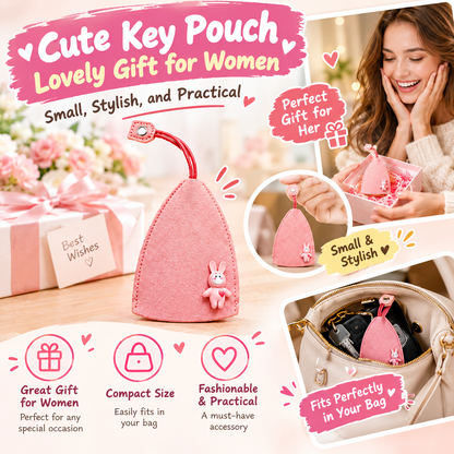 3PCS Cute Cartoon Pull-out Key Case
