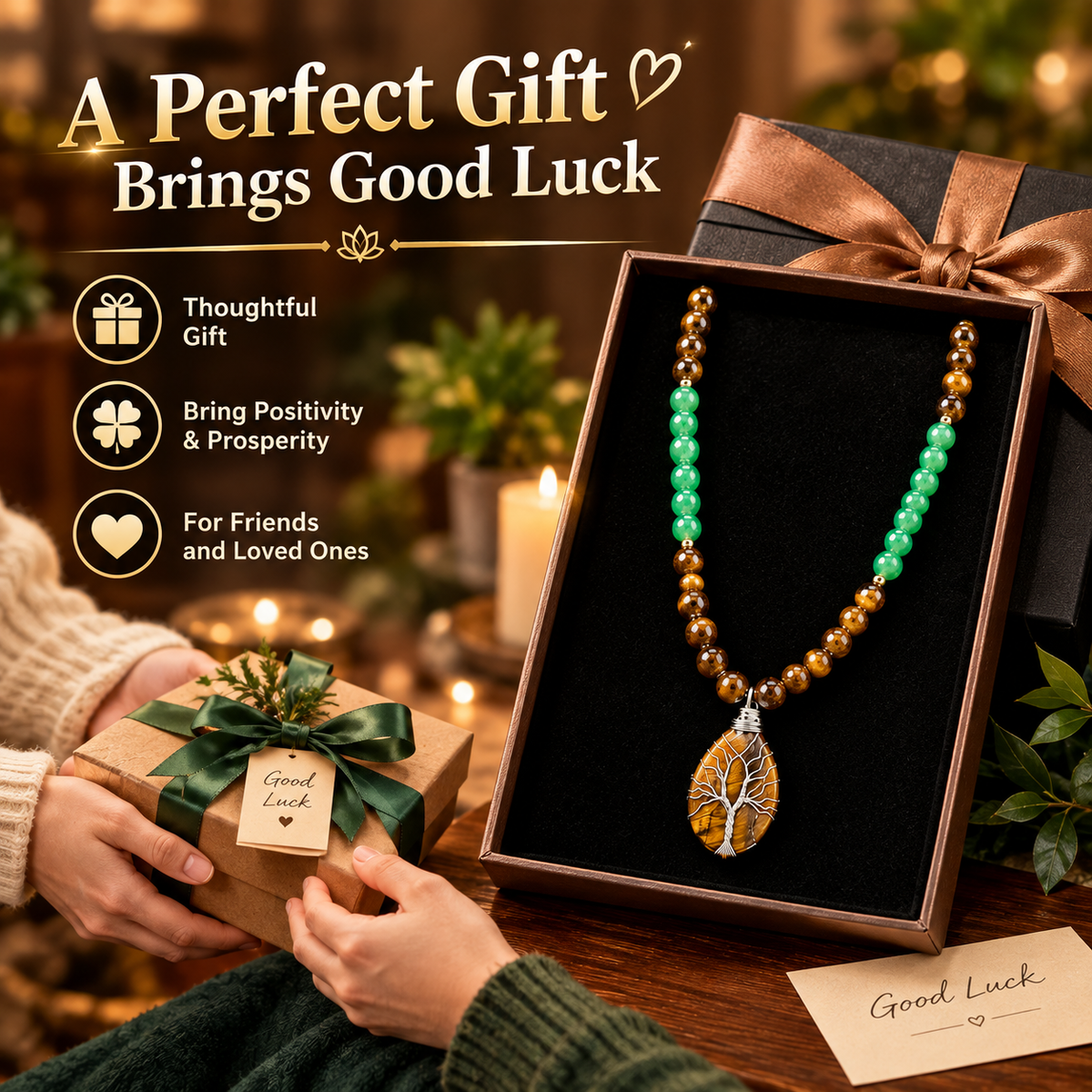 Unisex Retro Unisex Money Attraction Crystal Jewelry Set