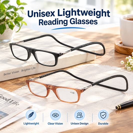 Unisex Lightweight Presbyopia Glasses with Presbyopic Lens